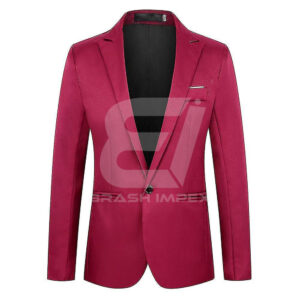 Men Leather Blazer Jacket